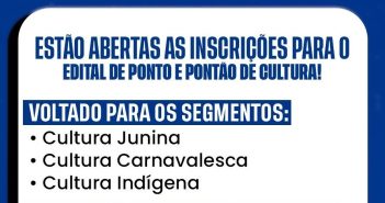 EDITAL ABERTO! 📢 | REDE MUNICIPAL DE PONTOS E PONTÕES DE CULTURA