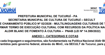 EDITAL MULTILINGUAGENS CULTURAIS 2026: INSCRIÇÕES ABERTAS COM RECURSOS DA LEI ALDIR BLANC
